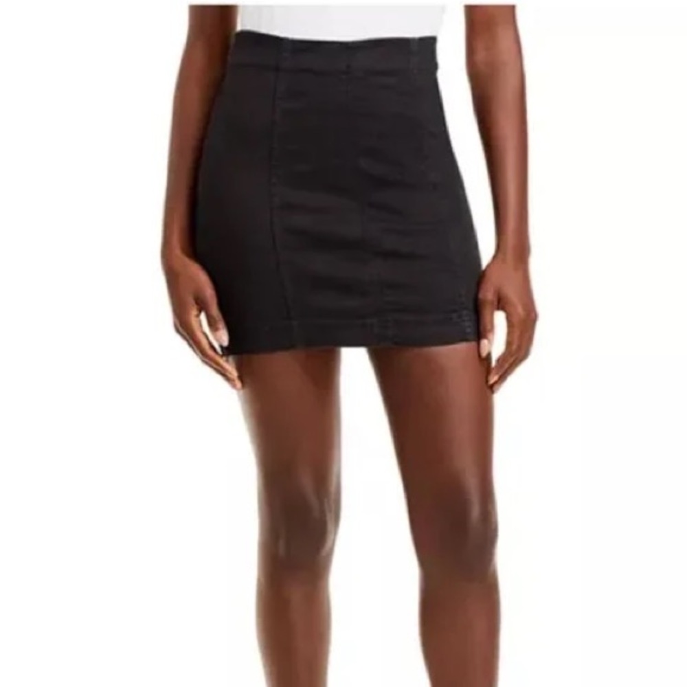 Free people black pencil skirt